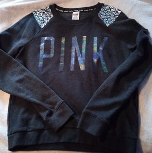 Vs pink bling hoodie
